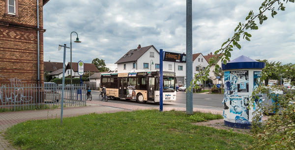 Stadtbus am Bahnhof