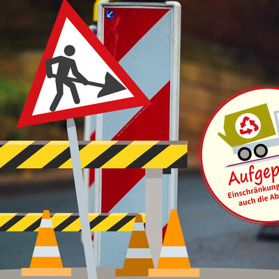 Bild vergr&ouml;&szlig;ern: Bauarbeiten betreffen die Abfallabfuhr 