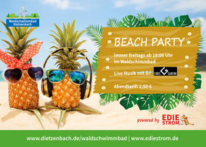 Bild vergr&ouml;&szlig;ern: After-Work-Party im Waldschwimmbad